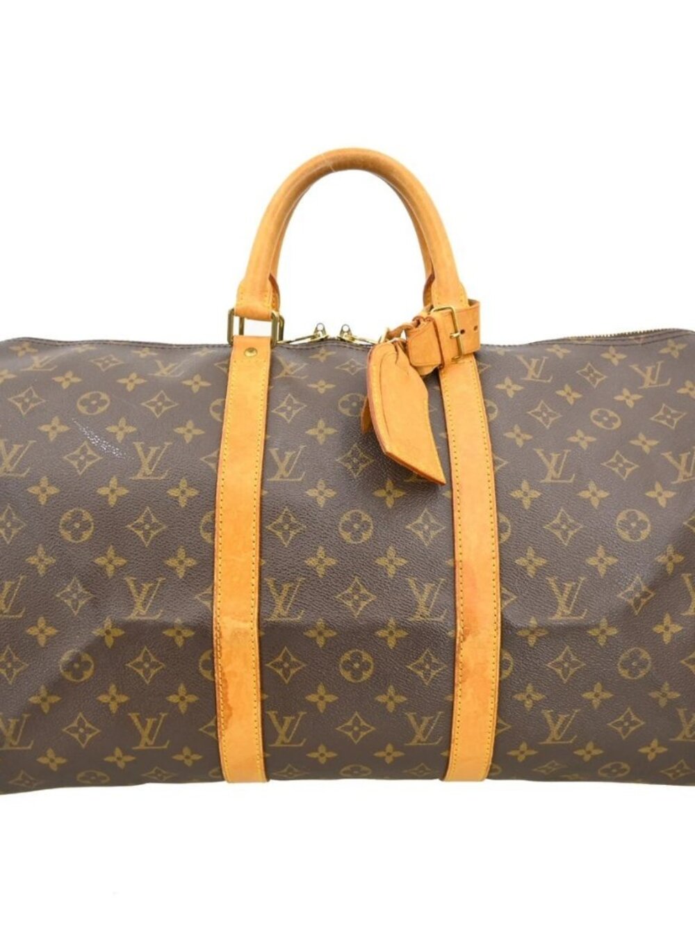 LOUIS VUITTON KEEPALL 50 TRAVEL HANDBAG MONOGRAM - Picture 1 of 16